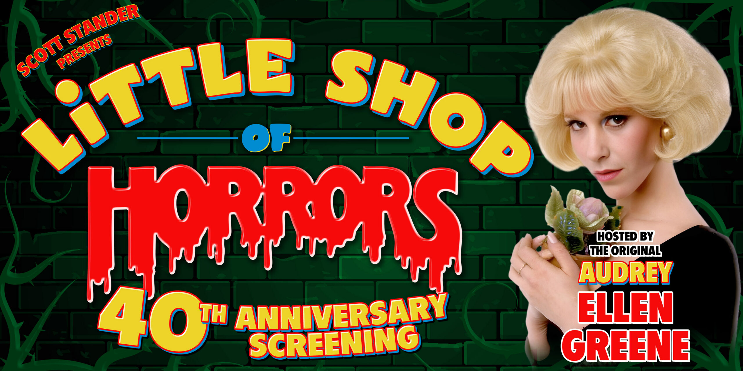 Celebrate 40 years of "Little Shop of Horrors" movie with a special screening hosted by the original Audrey, Ellen Greene